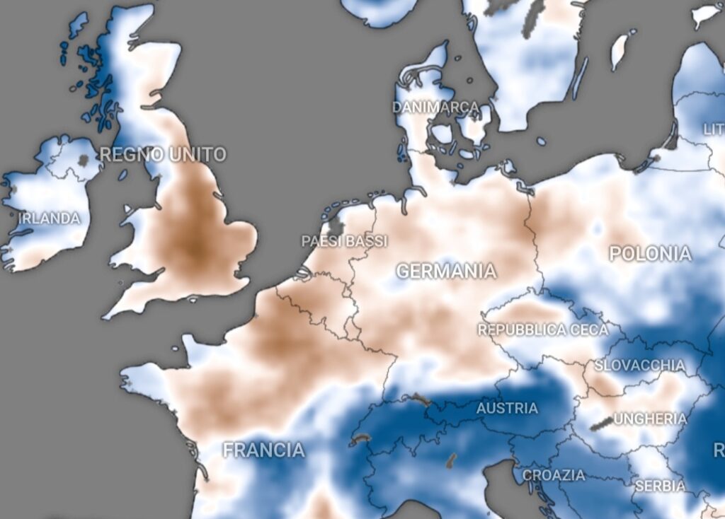 Siccità umidità Europa