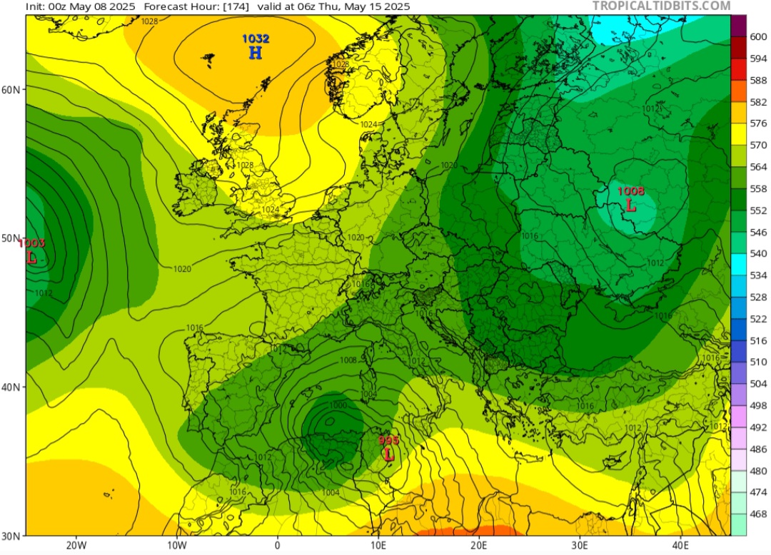 Situazione prevista 15 maggio