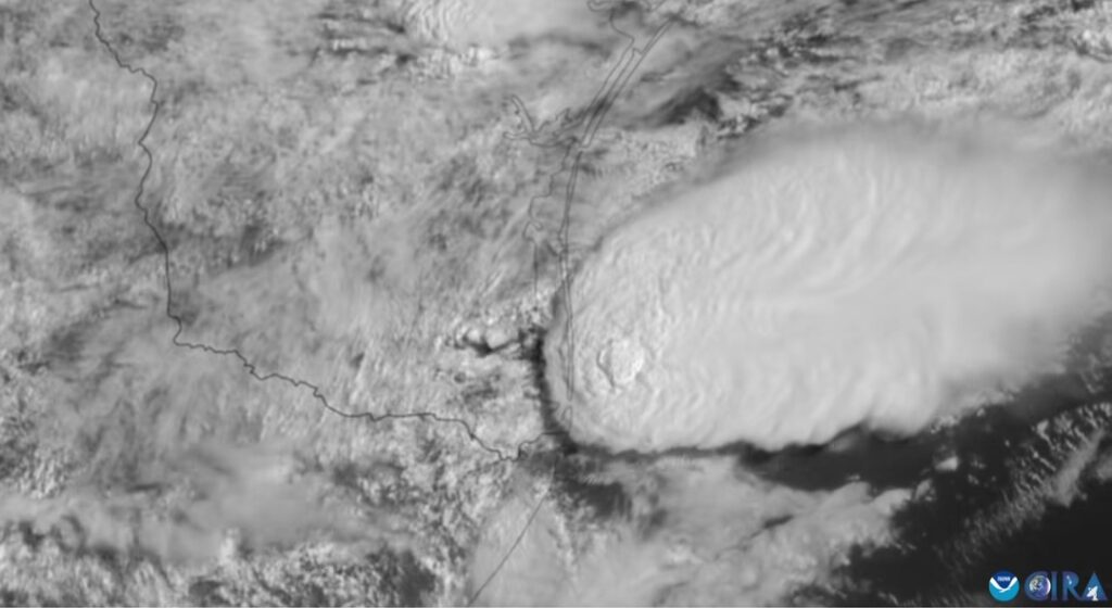 Supercella Texas satellite