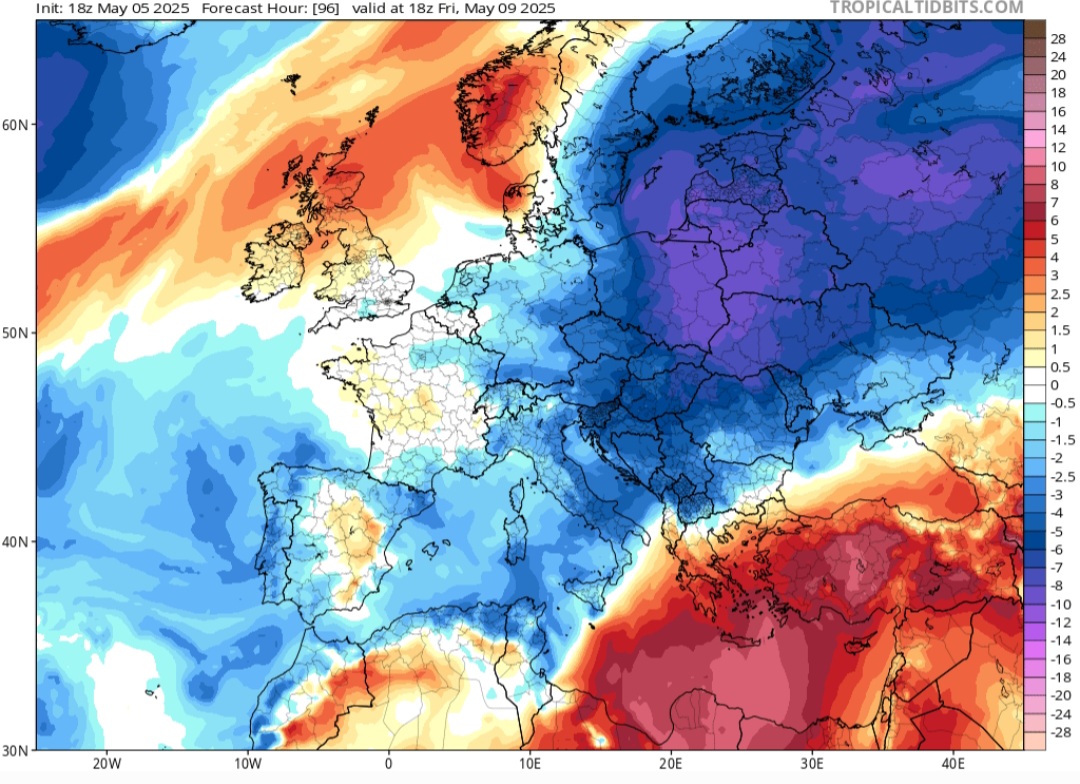 Temperature 850 hpa