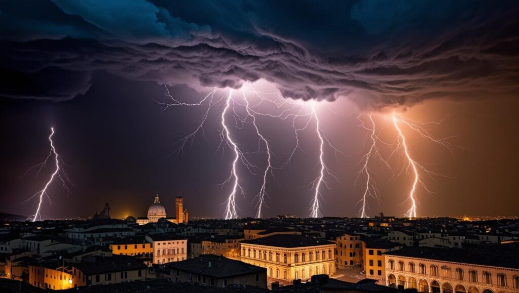 Tempesta di fulmini 12 maggio