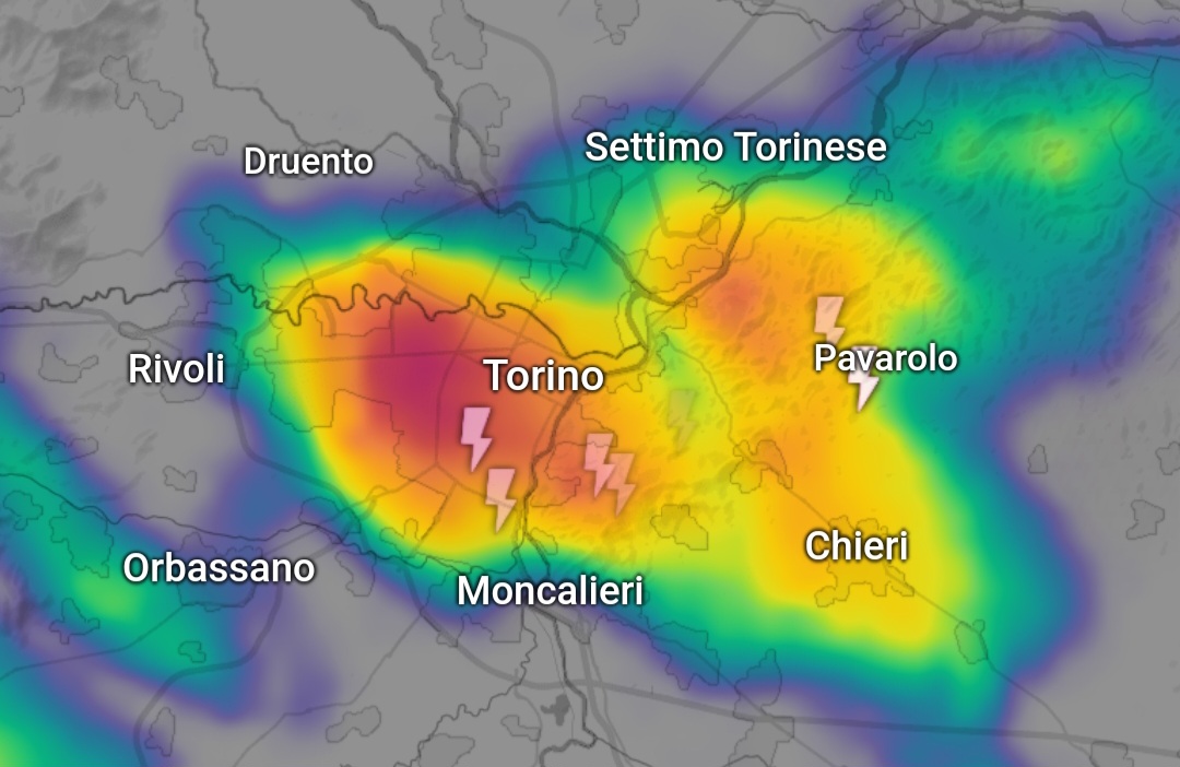 Torino-Inter sospesa per nubifragio: grandine e allerta meteo sul Piemonte