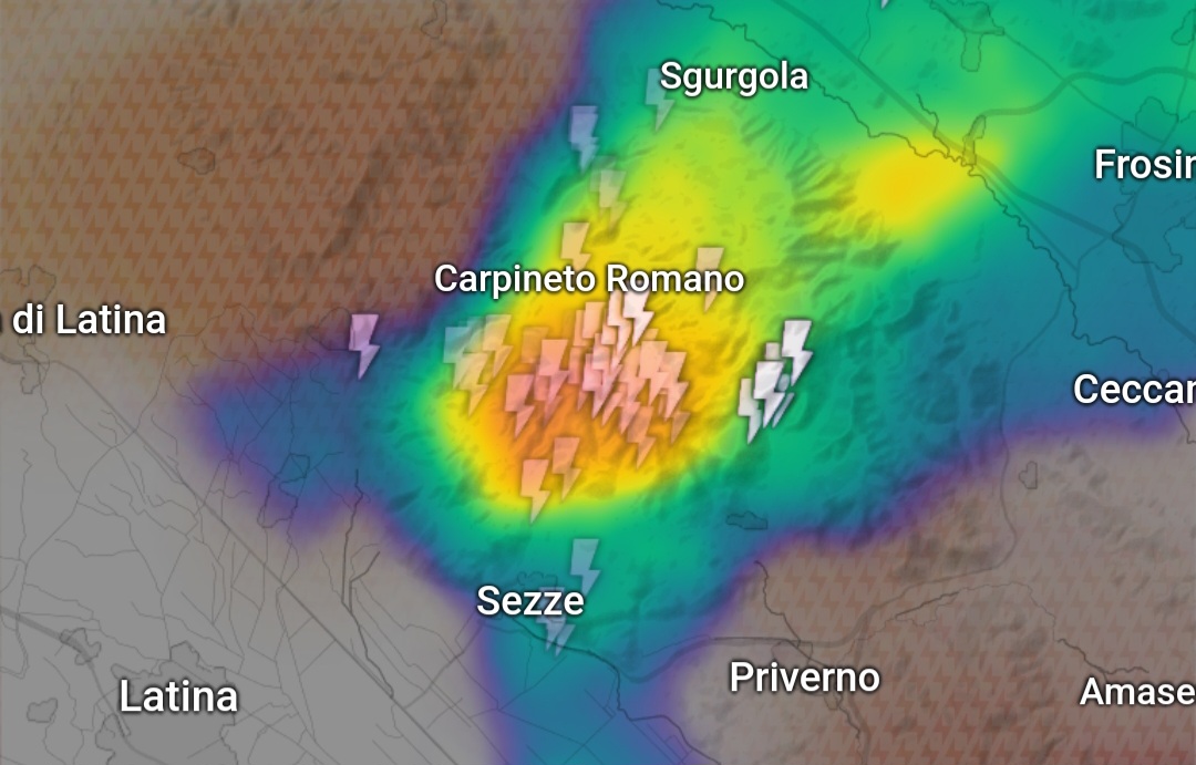Temporale Sezze Latina 