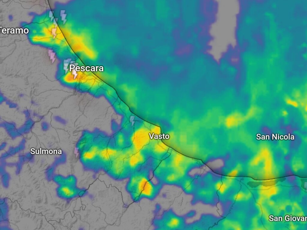 Temporali Abruzzo Molise Puglia 29 maggio