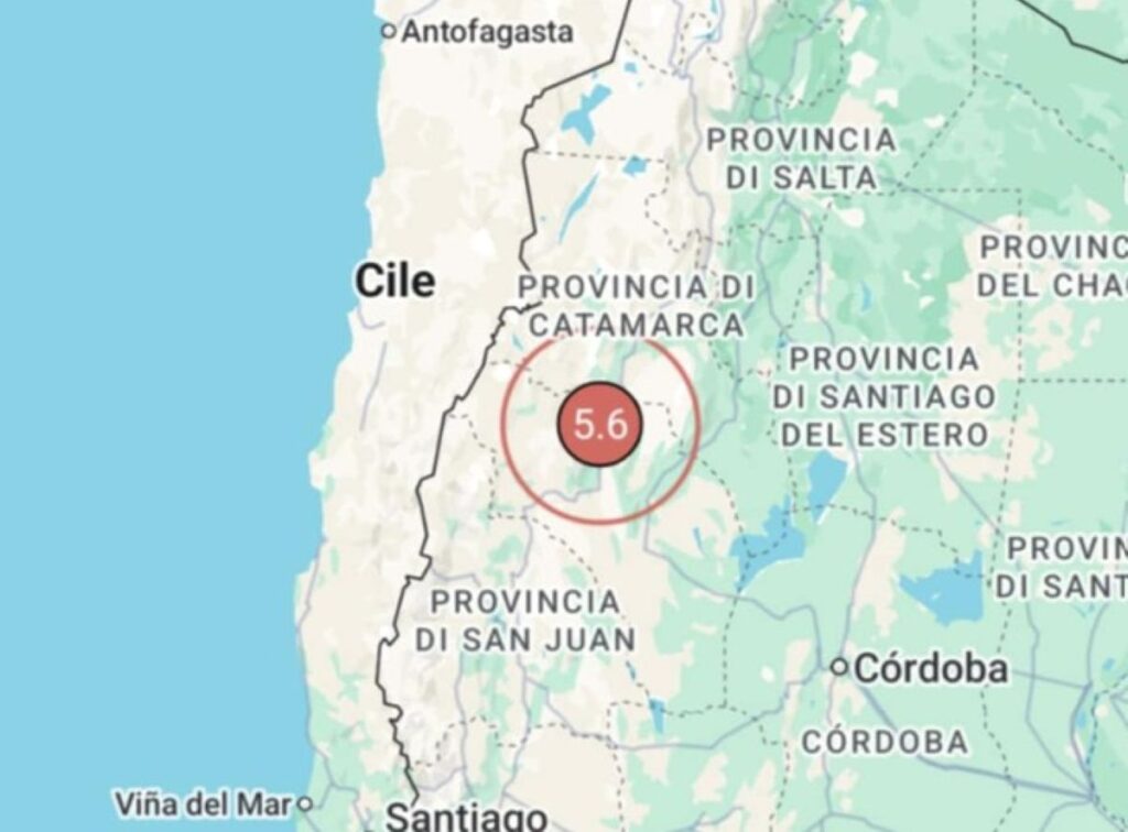 Terremoto Argentina