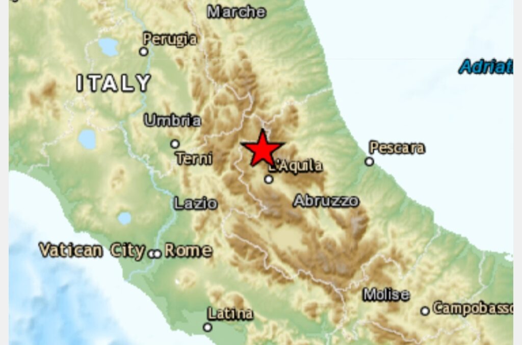 Terremoto Campotosto Abruzzo