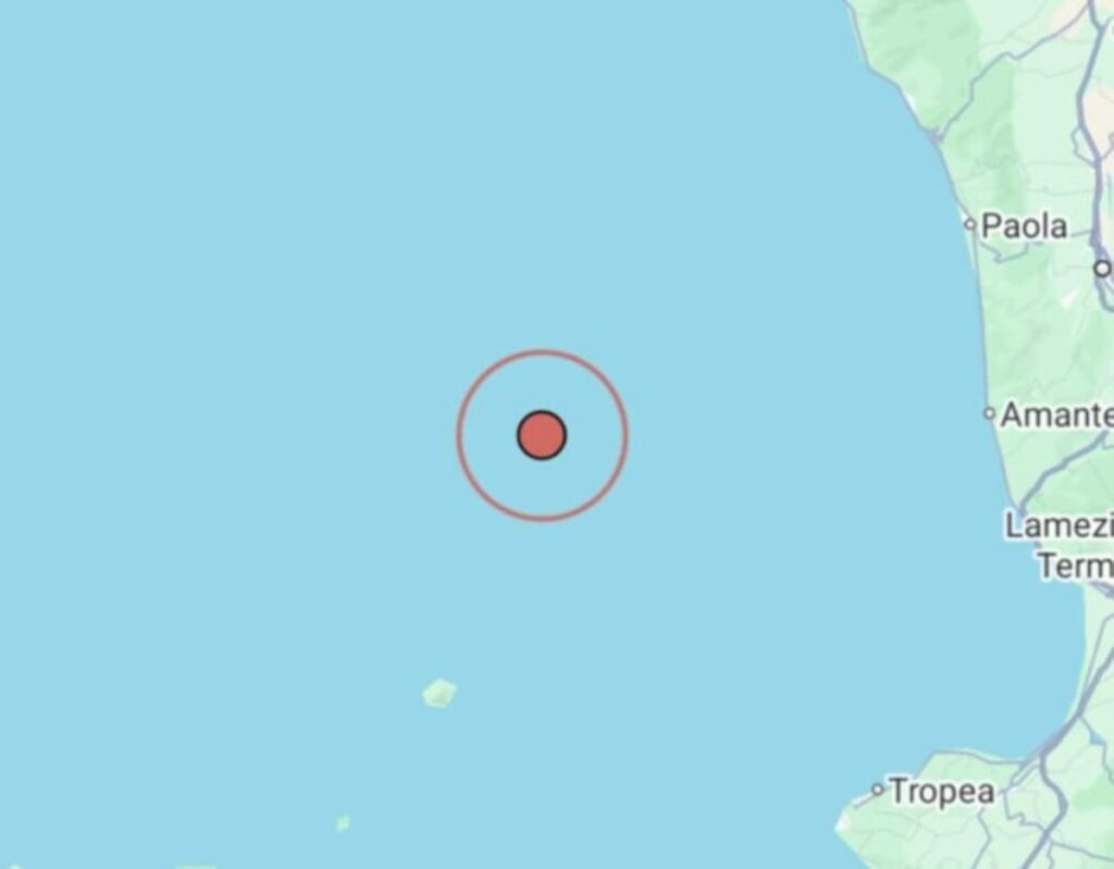 Terremoto Tirreno Meridionale