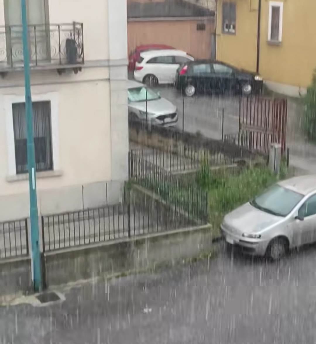 Violento temporale su Campobasso 