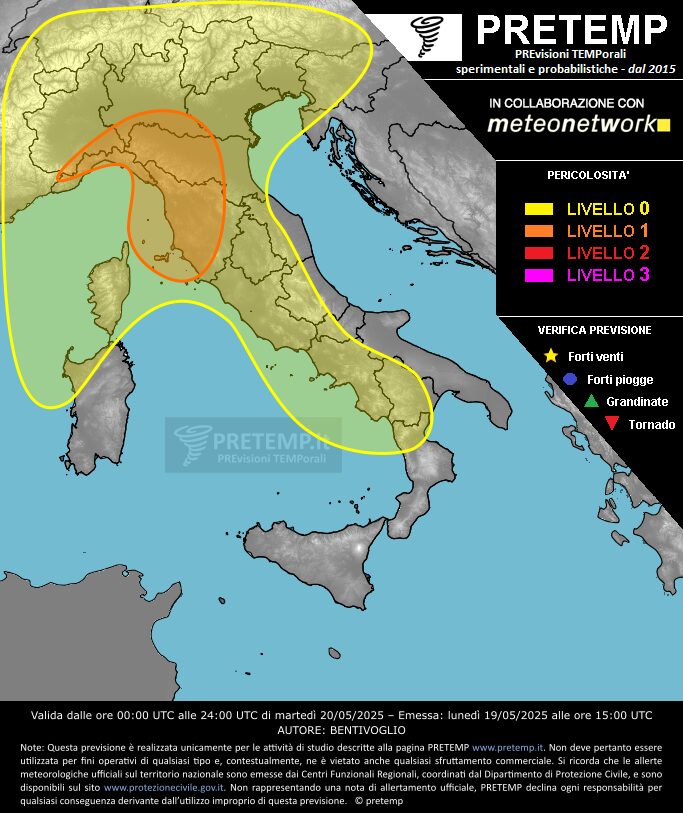 allerta meteo 20 maggio