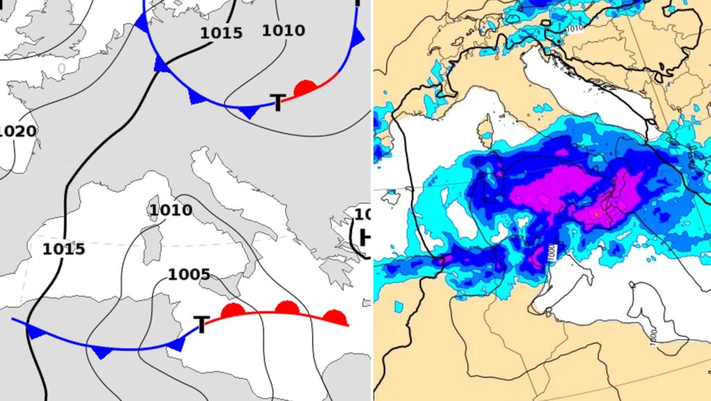 allerta meteo Ciclone Afro-Mediterraneo
