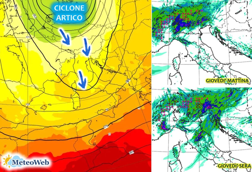 allerta meteo ciclone artico 22 e 23 maggio