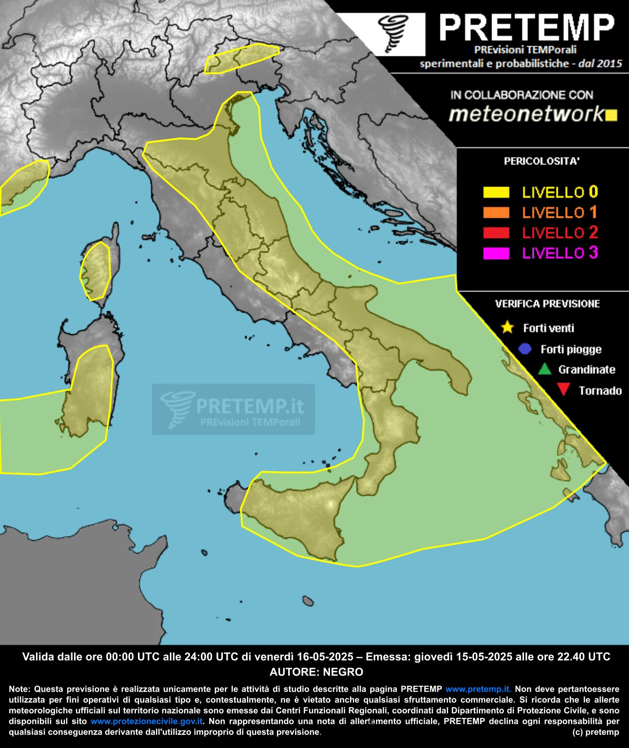 allerta meteo oggi