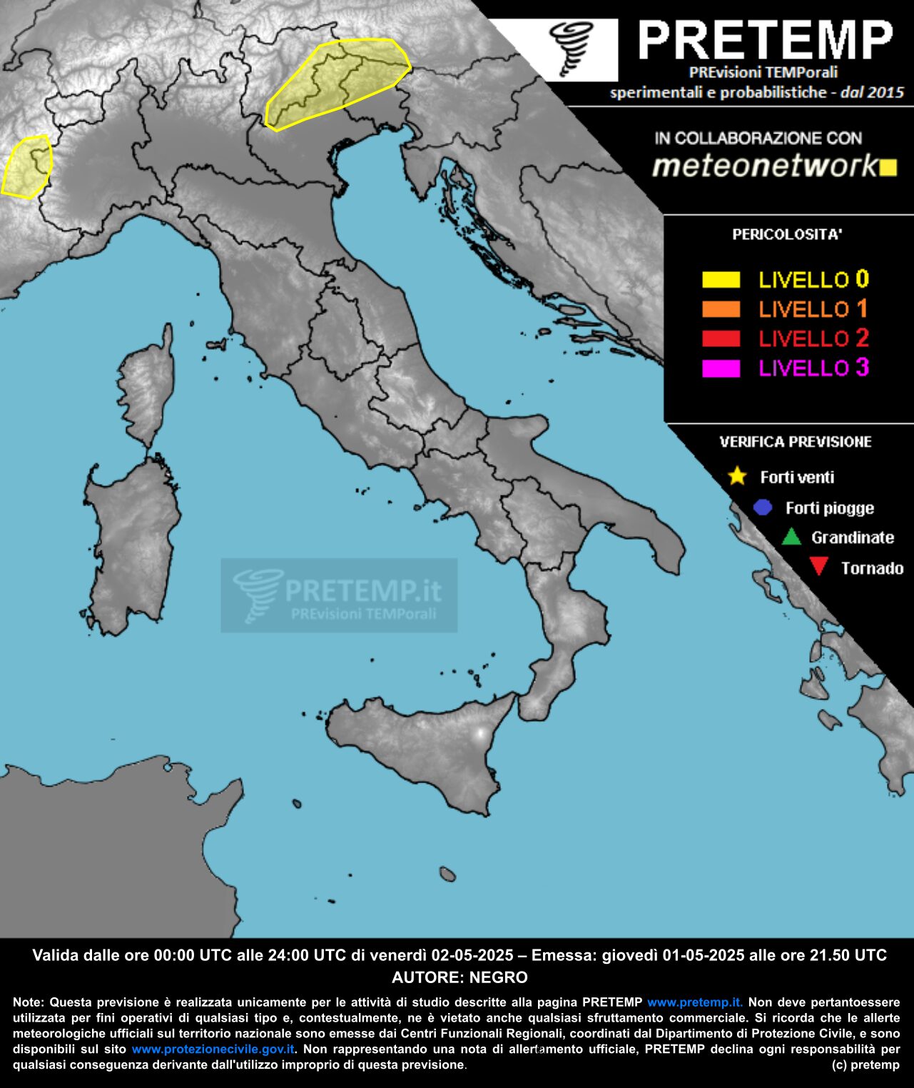 allerta meteo oggi 2 maggio