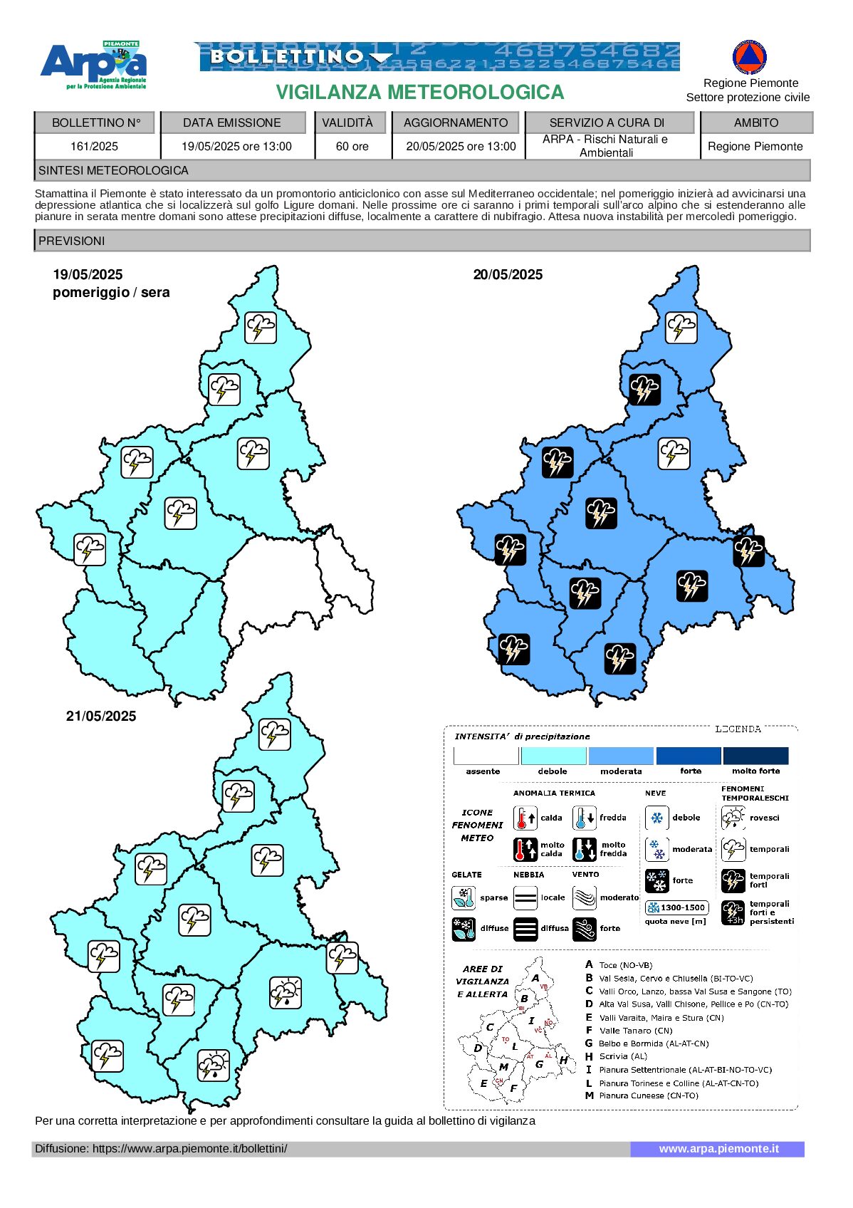 allerta meteo piemonte