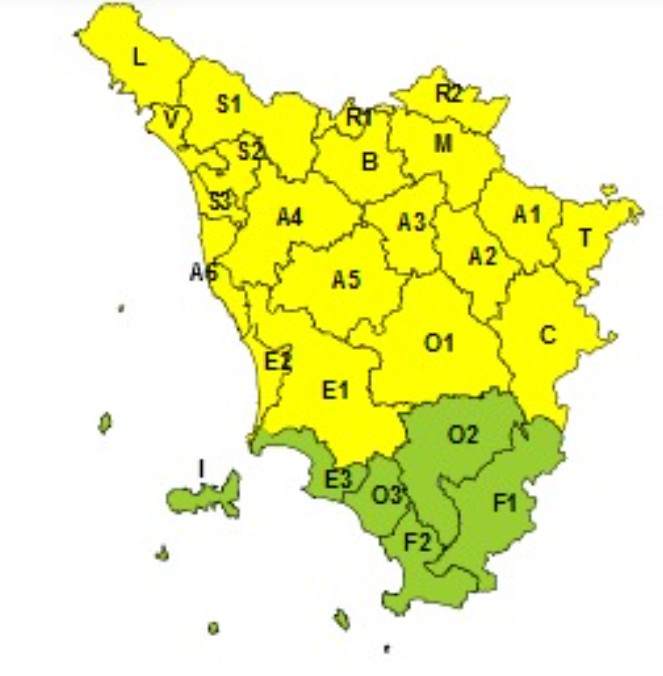 allerta meteo toscana 20 maggio