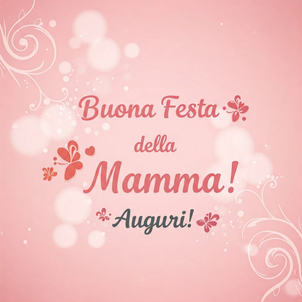 auguri buona festa della mamma 2025