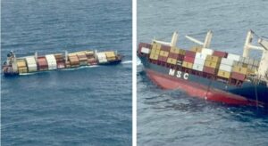 cargo MSC Elsa 3 affonda india