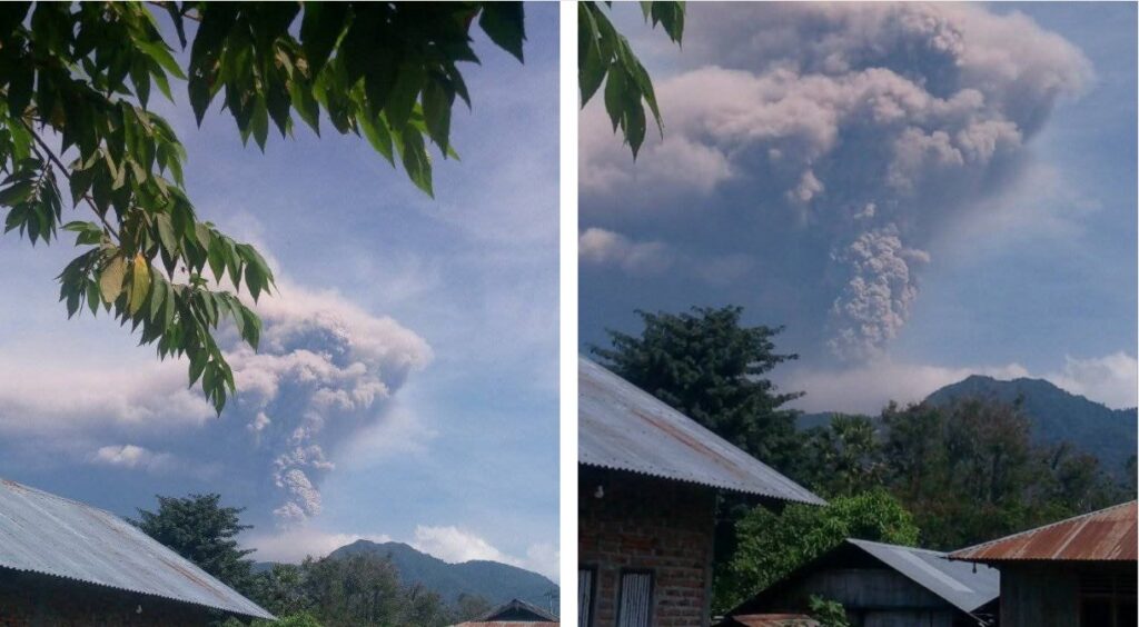 eruzione vulcano Lewotobi Laki-laki indonesia