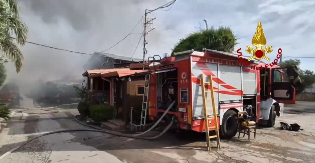 incendio napoli