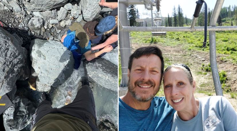 Miracolo tra i ghiacci: uomo sopravvive per ore intrappolato sotto un masso da 300 kg