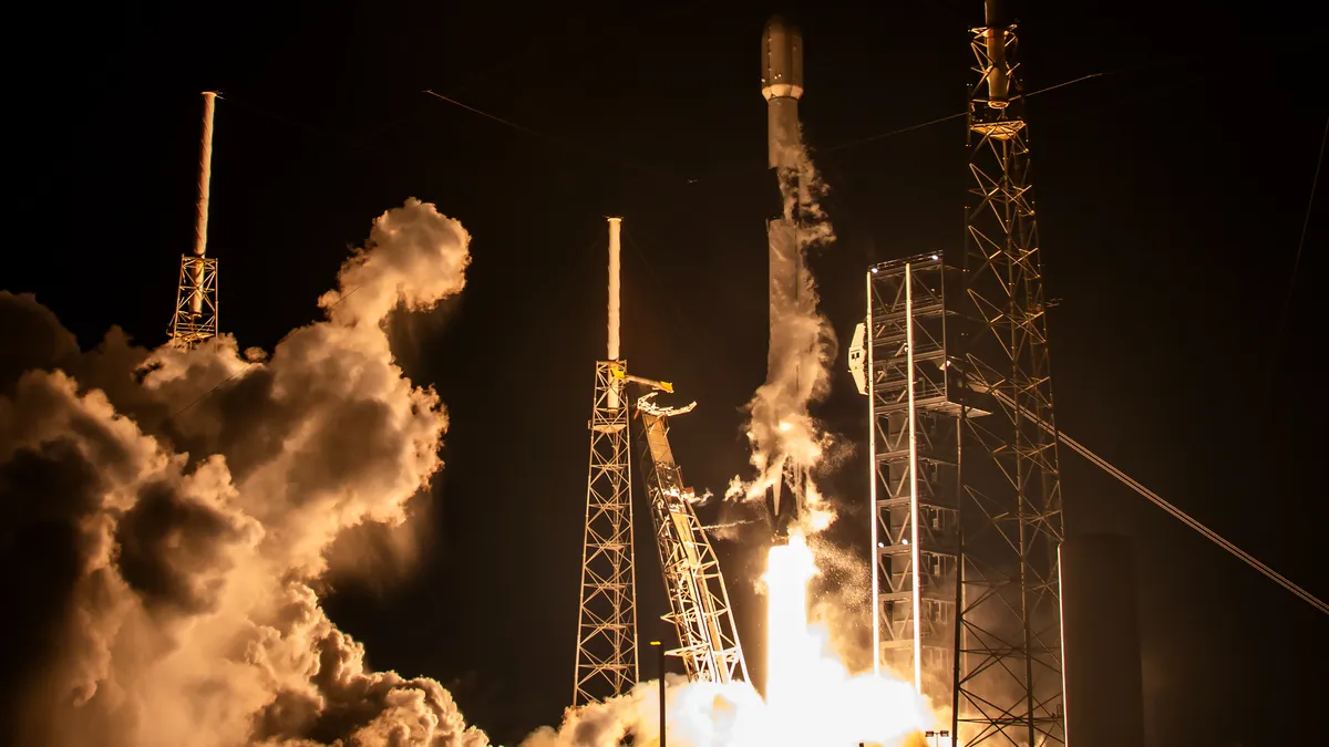 lancio satelliti starlink