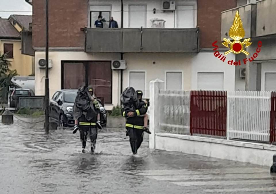 maltempo Cavarzere veneto