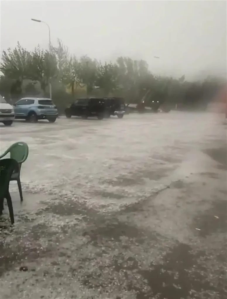 maltempo grandine cina