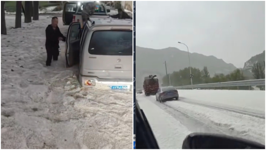 maltempo grandine cina