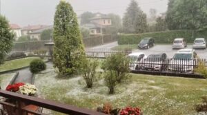 maltempo grandine ronco briantino lombardia