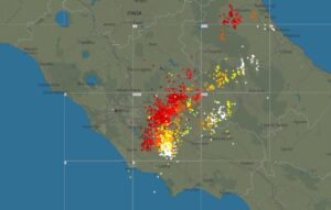 maltempo temporale roma lazio