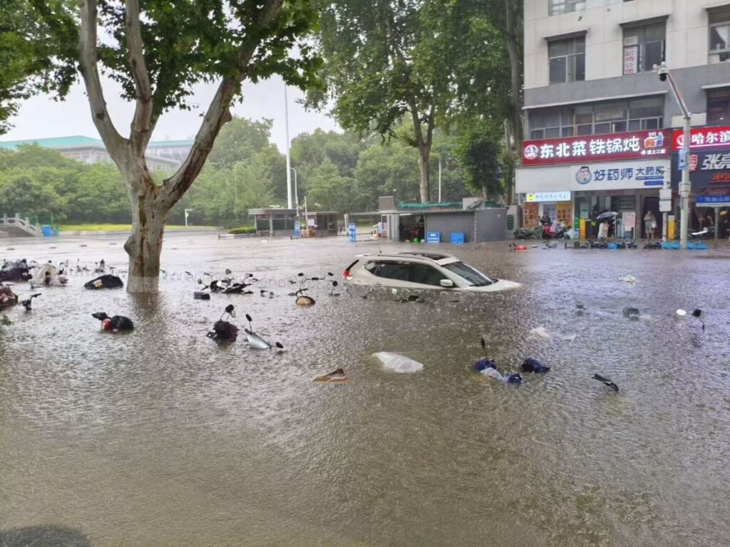 maltempo wuhan cina