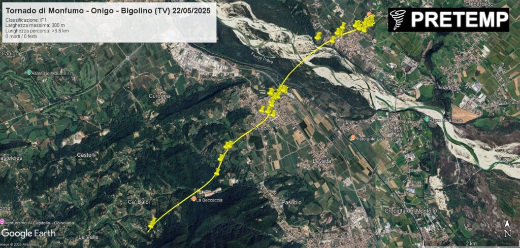 outbreak tornado veneto-friuli 22 maggio 2025 2