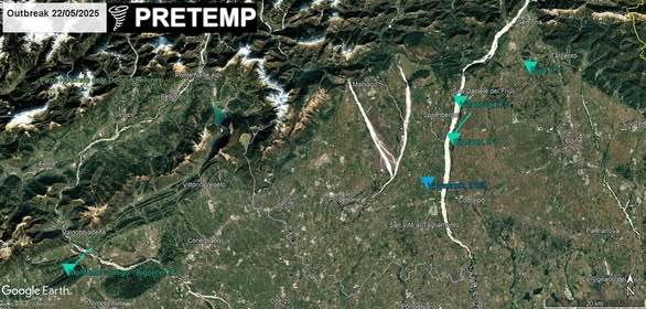 outbreak tornado veneto-friuli 22 maggio 2025