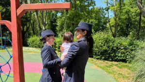 polizia bambina