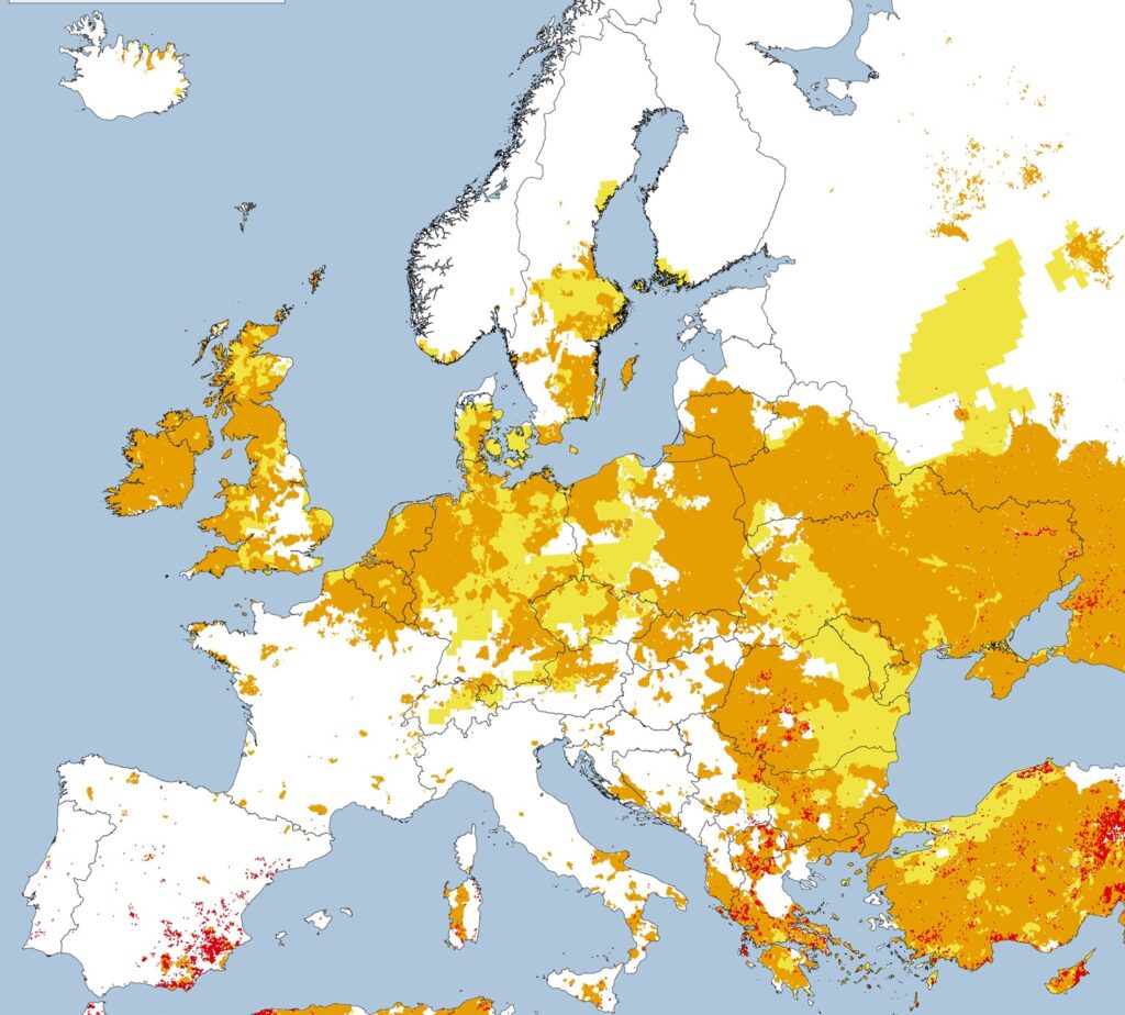siccità europa marzo 2025