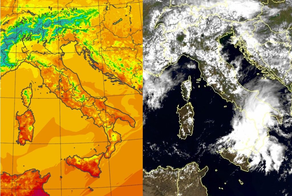 temperature massime 9 maggio 2025
