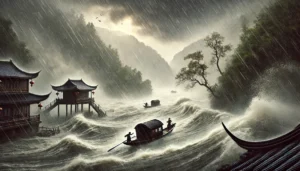 tempesta fiume cina