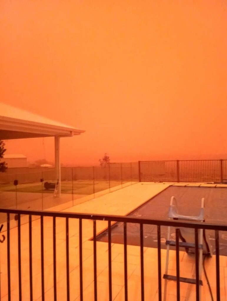 tempesta polvere australia