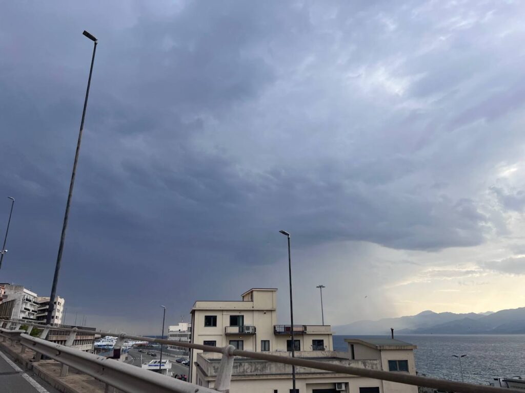 temporale stretto di messina 5 maggio 2025