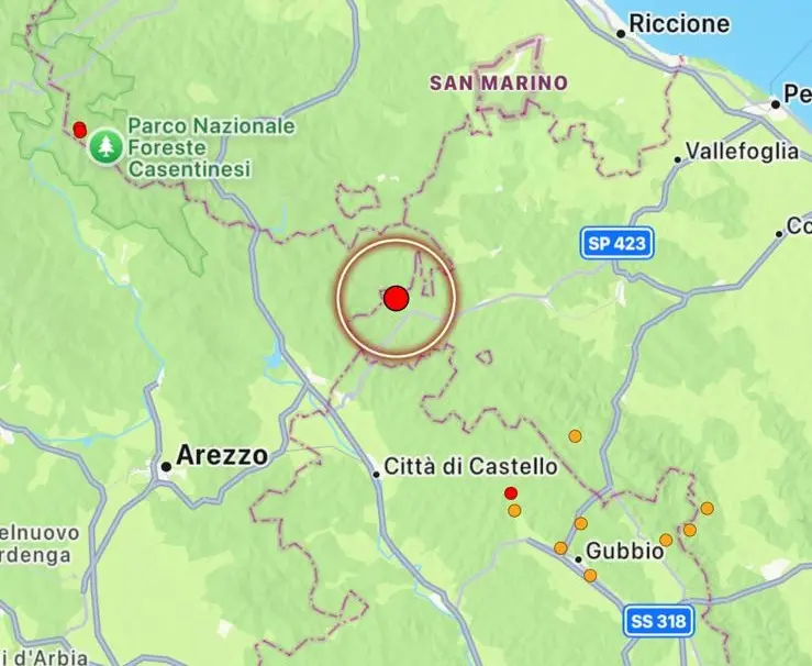 terremoto borgo pace marche