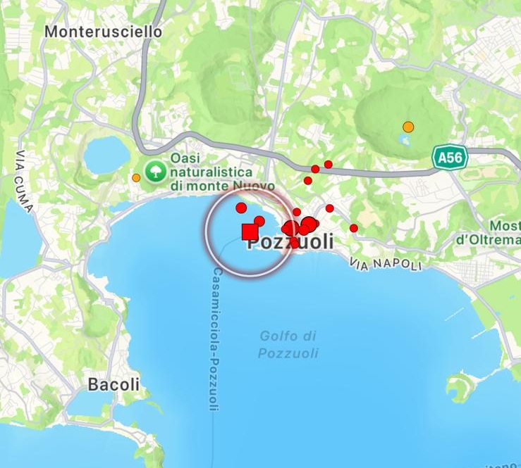 terremoto campi flegrei 13 maggio 2025
