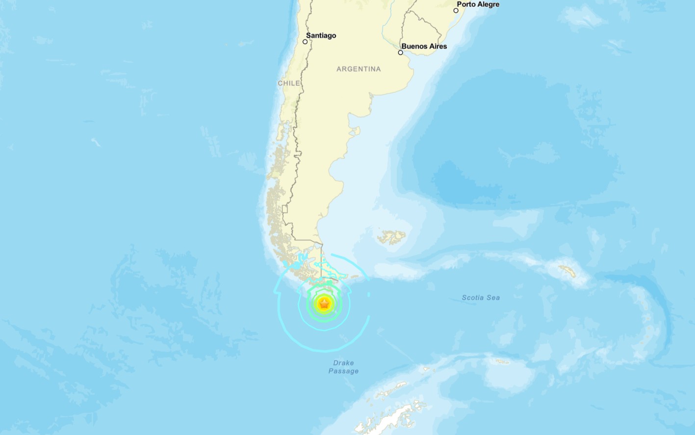 Terremoto Cile: revocati allarme tsunami e ordine di evacuazione nella regione di Magallanes