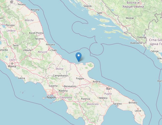 terremoto costa garganica puglia