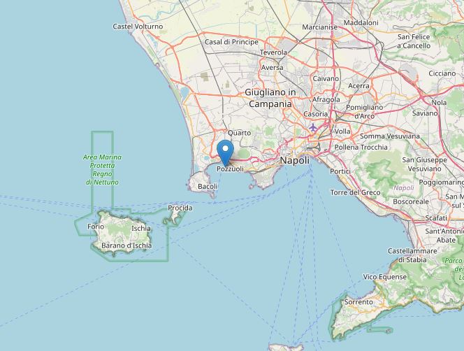 terremoto oggi napoli campania pozzuoli campi flegrei napoletano
