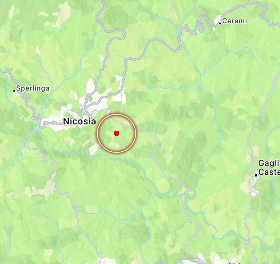 terremoto oggi nicosia sicilia enna