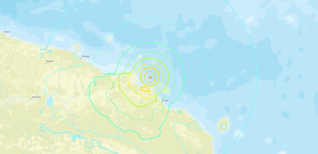 terremoto papua nuova guinea