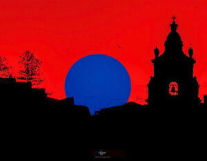 tramonto siciliano nasa