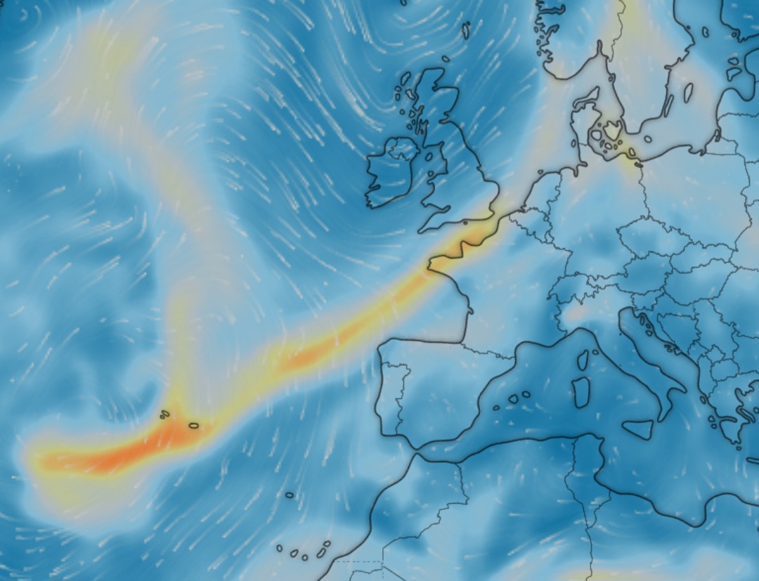 Fumo incendi Canada in Europa 