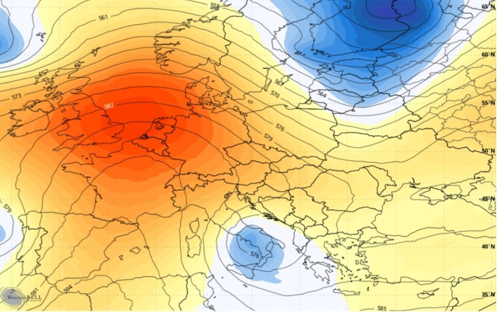 Goccia fredda solstizio ECMWF