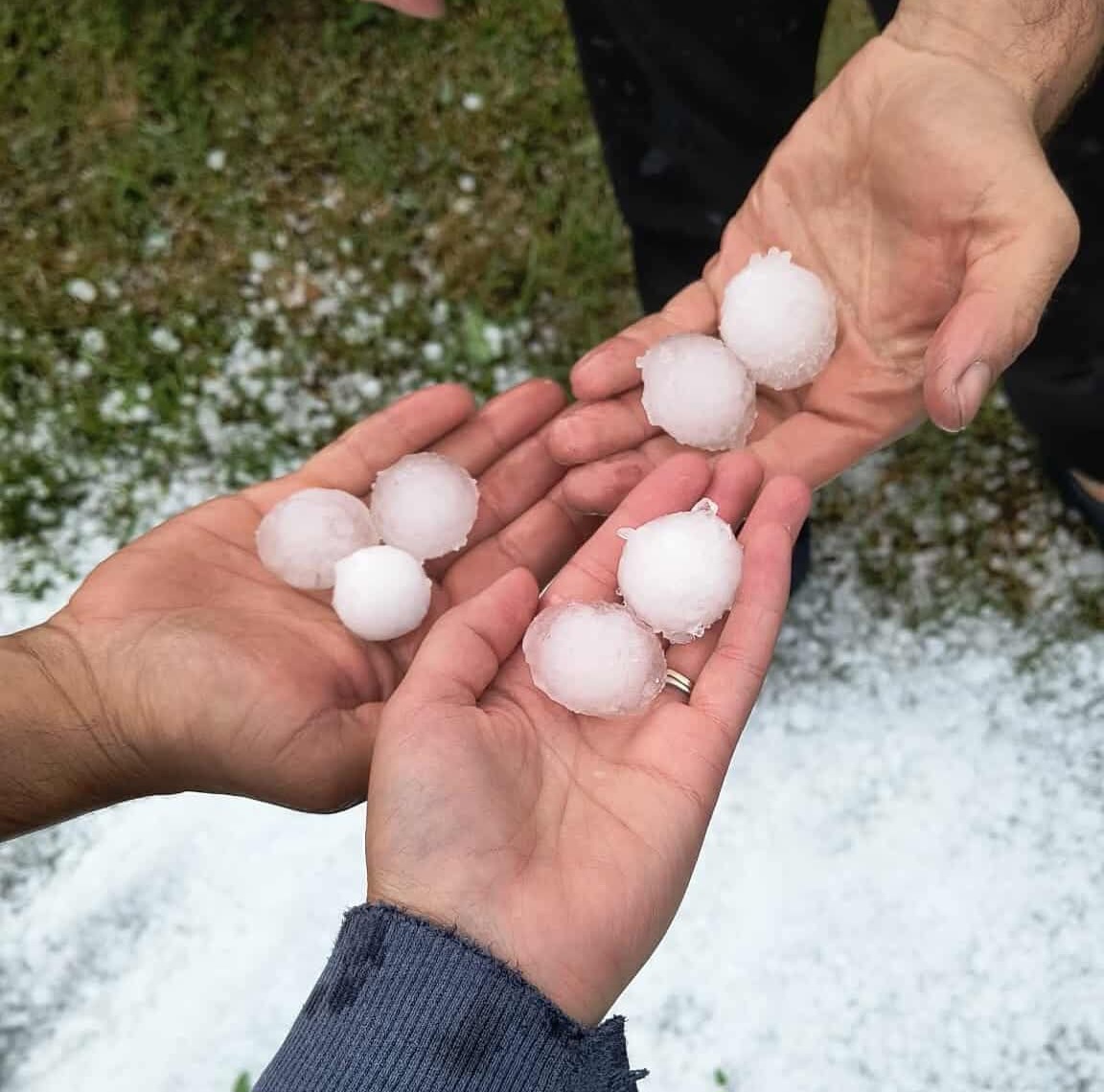 Grandine Piemonte 21 giugno 